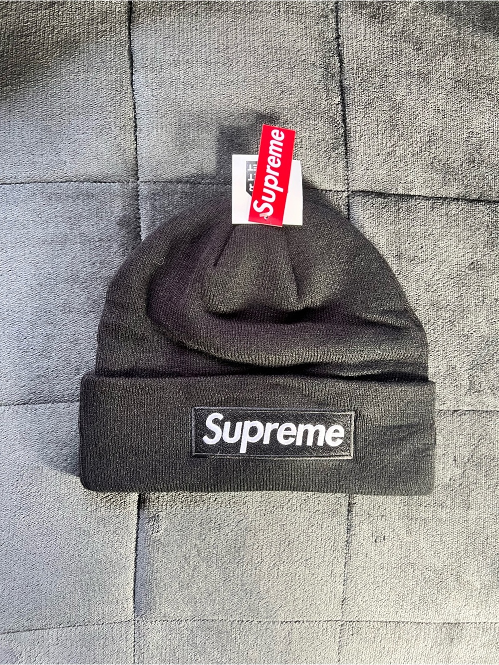 Supreme Black Box Logo Cuffed Beanie